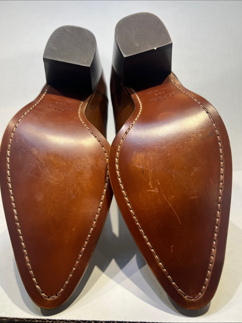 Ralph Lauren Brown Boots Western Fits Sz 8.5 - Picture 6 of 7